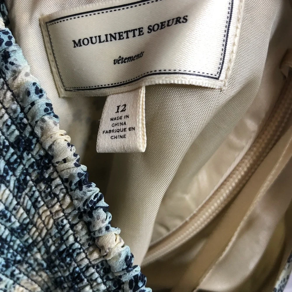 Moulinette Soeurs Sangatte silk slip dress 12 L - Picture 7 of 9